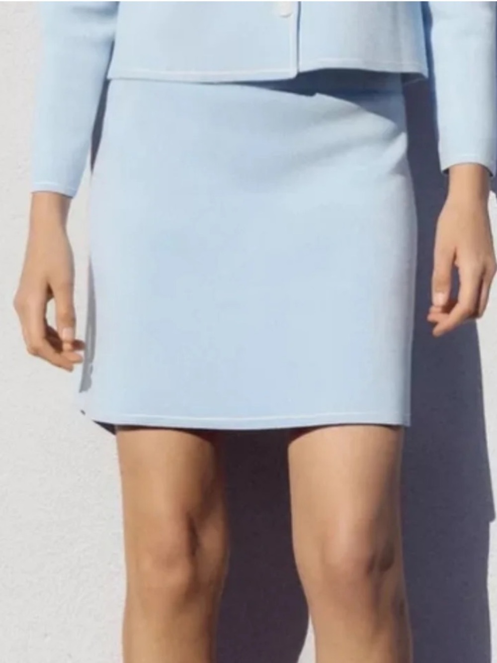 VIRAL NEW ZARA KNIT SKIRT SIZE M - Picture 3 of 7